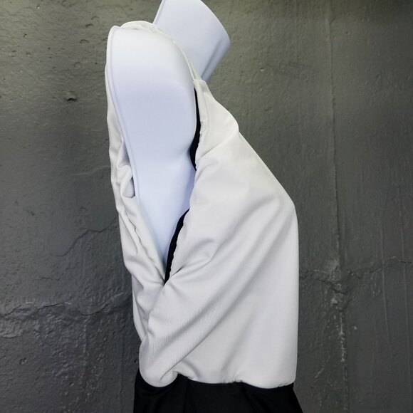 Hackwith Design House Bathing Suit Plus +1 US 14 One Piece Black White Swimsuit - Picture 3 of 11